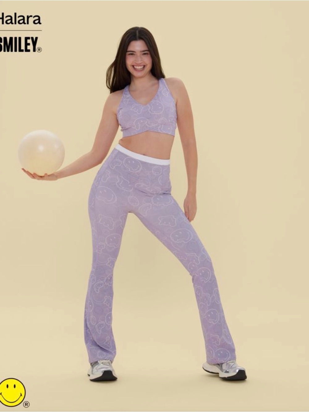 HALARA Set leggings  x Smile UltraSculpt High waisted Scrunch Butt Lifting Tummy